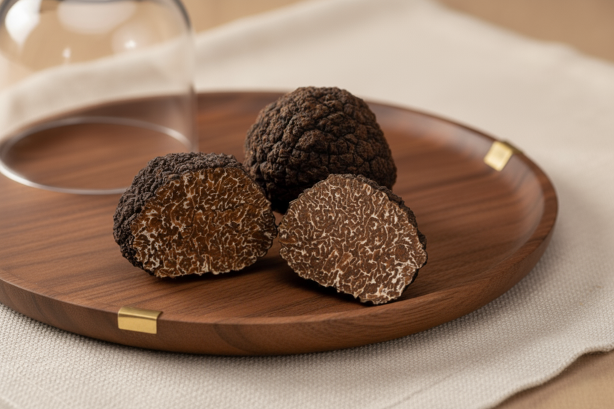 Italian Black Burgundy Truffle (Tuber uncinatum)